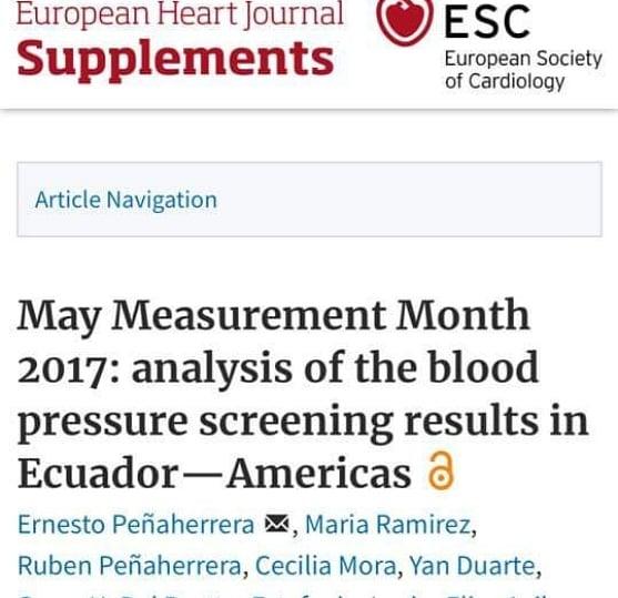 Hipertensión Ecuador
